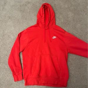 RED NIKE SWEATSHIRT